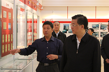 福建省委常委、省紀(jì)委書(shū)記倪岳峰調(diào)研虹潤(rùn)公司